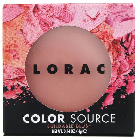 Lorac, Color Source, Buildable Blush, Prism (Matte), 0.14 oz (4 g):Blush, وجه