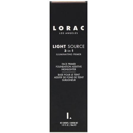Lorac, Light Source, 3 in 1 Illuminating Primer, Daybreak Aurore, 1.01 fl oz (30 ml):Foundation, ماكياج التمهيدي