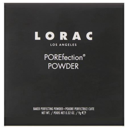 Lorac, POREfection Baked Perfecting Powder, PF3 Light Medium, 0.32 oz (9 g):رذاذ الإعداد, المسح,ق