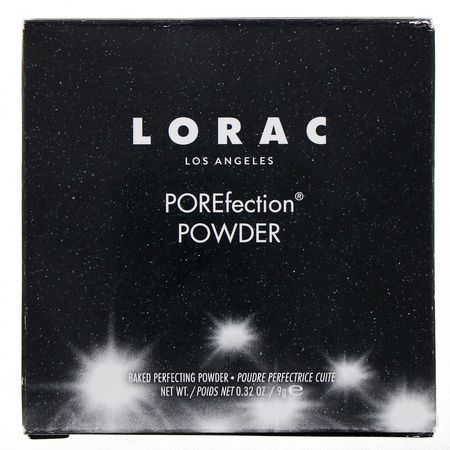Lorac, POREfection Baked Perfecting Powder, PF2 Light, 0.32 oz (9 g):رذاذ الإعداد, المسح,ق