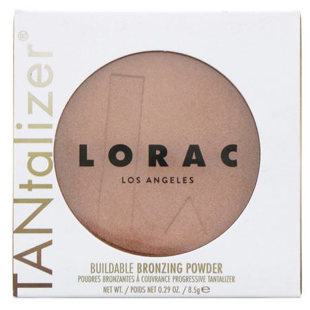 Lorac, Tantalizer, Buildable Bronzing Powder, Golden Girl, 0.29 oz (8.5 g):Bronzer, وجه