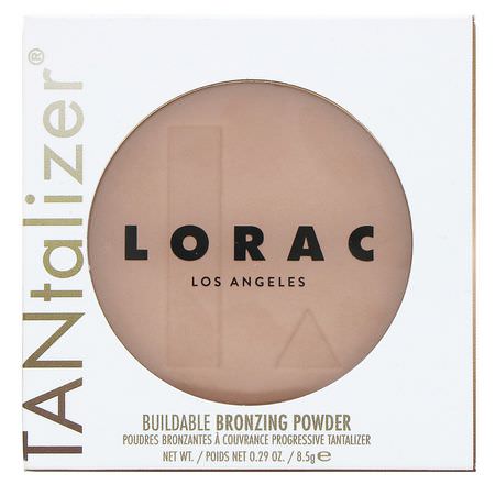 Lorac, Tantalizer, Buildable Bronzing Powder, Pool Party, 0.29 oz (8.5 g):Bronzer, وجه