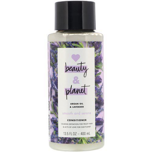 Love Beauty and Planet, Smooth and Serene Conditioner, Argan Oil & Lavender, 13.5 fl oz (400 ml) فوائد