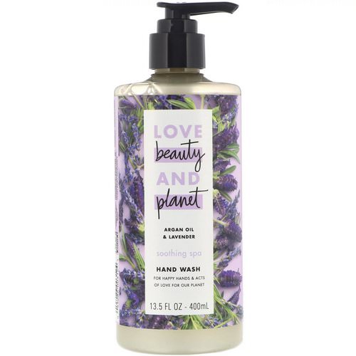 Love Beauty and Planet, Soothing Spa Hand Wash, Argan Oil & Lavender, 13.5 fl oz (400 ml) فوائد