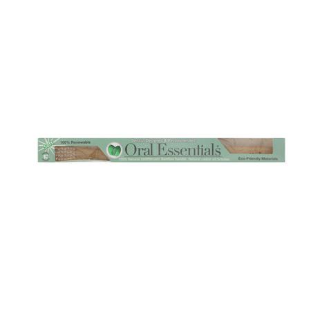 Lumineux Oral Essentials, 100% Natural Toothbrush, Soft, 1 Toothbrush:فرش الأسنان, العناية بالفم