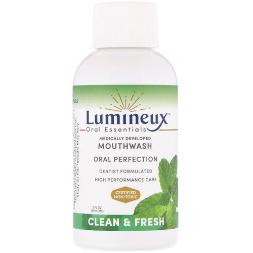 Lumineux Oral Essentials, Medically Developed Mouthwash, Oral Perfection, Clean & Fresh, 2 fl oz (59.15 ml) فوائد