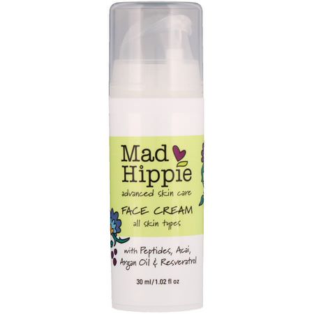 Mad Hippie Skin Care Products Face Moisturizers Creams Peptides - الببتيدات, الكريمات, مرطبات ال,جه, الجمال