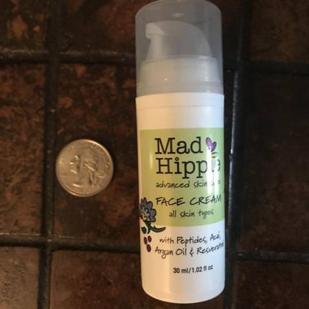 Mad Hippie Skin Care Products, Face Cream, 15 Actives, 1.0 fl oz (30 ml)