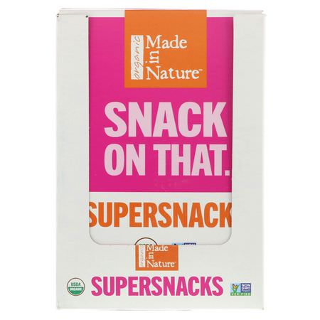 Made in Nature, Organic Figgy Pops, Choco Crunch Supersnacks, 10 Pack, 1.6 oz (45 g) Each:التين, الخضر,ات