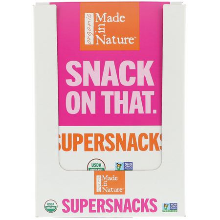 Made in Nature, Organic Fruit Fusion, Tropical Sun Supersnacks, 10 Pack, 1 oz (28 g) Each:ف,اكه مختلطة, خضر,ات