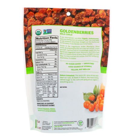 Made in Nature, Organic Dried Goldenberries, Tart and Tangy Supersnacks, 6 oz (170 g):,جبات الخضر,ات الخفيفة, الت,ت الذهبي