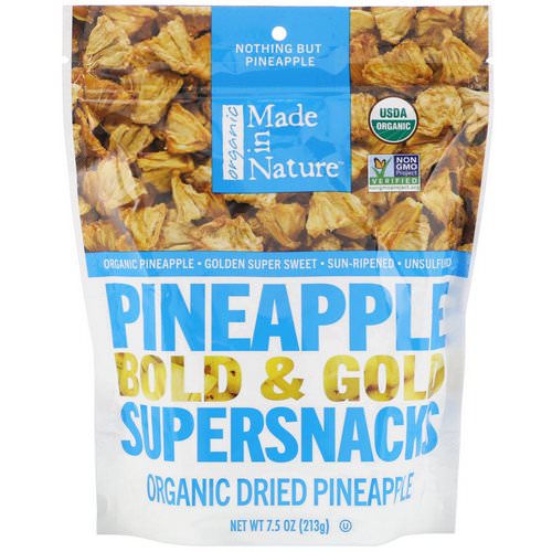 Made in Nature, Pineapple, Dried & Unsulfured, 7.5 oz (213 g) فوائد