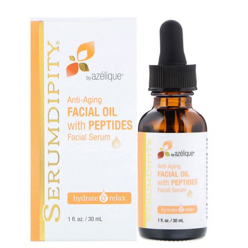 Azelique, Serumdipity, Anti-Aging Facial Oil with Peptides, Facial Serum, 1 fl oz (30 ml) فوائد