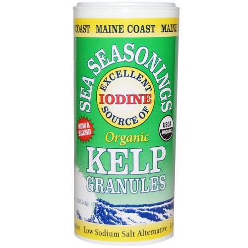 Maine Coast Sea Vegetables, Organic, Sea Seasonings, Kelp Granules, 1.5 oz (43 g) فوائد