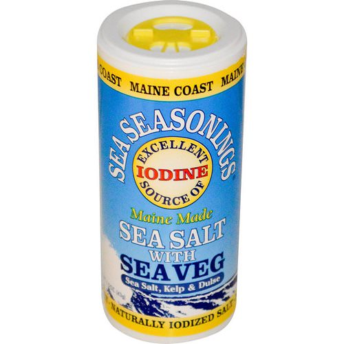 Maine Coast Sea Vegetables, Sea Seasonings, Sea Salt with Sea Veg, 1.5 oz (43 g) فوائد