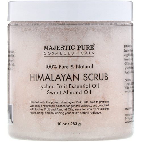 Majestic Pure, 100% Pure & Natural, Himalayan Scrub, 10 oz (283 g) فوائد