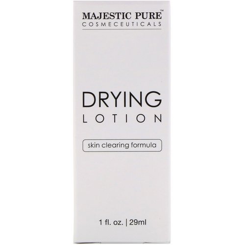 Majestic Pure, Drying Lotion, Skin Clearing Formula, 1 fl oz (29 ml) فوائد