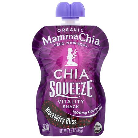 Mamma Chia Squeeze Pouches - ضغط الحقائب ,ال,جبات الخفيفة