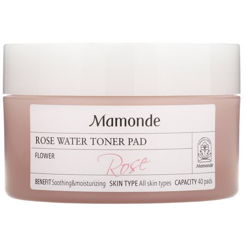 Mamonde, Rose Water Toner Pad, 40 Pads فوائد