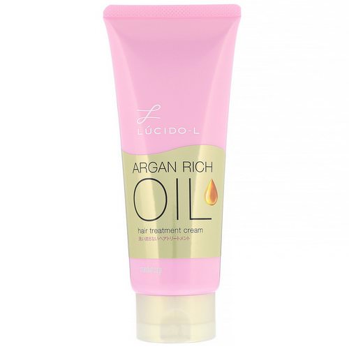 Mandom, Lucido-L, Argan Rich Oil, Hair Treatment Cream, 5.2 oz (150 g) فوائد