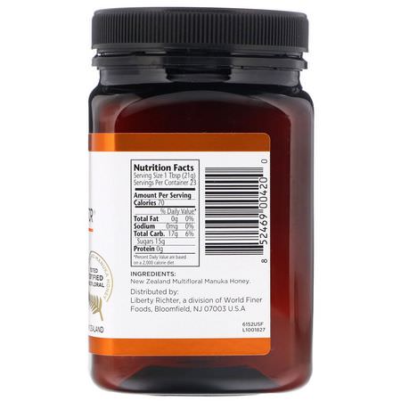 Manuka Doctor, Manuka Honey Multifloral, MGO 45+, 1.1 lbs (500 g):عسل مان,كا, منتجات النحل