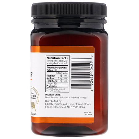 Manuka Doctor, Manuka Honey Multifloral, MGO 60+, 1.1 lbs (500 g):عسل مان,كا, منتجات النحل