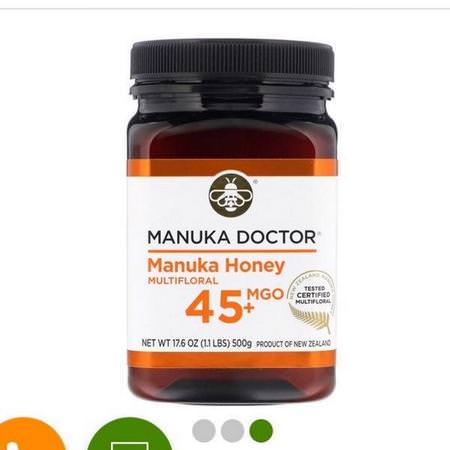 Manuka Doctor, Manuka Honey Multifloral, MGO 60+, 1.1 lbs (500 g)