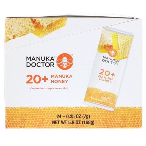 Manuka Doctor, 20+ Manuka Honey, 24 Sachets, 0.25 oz (7 g) Each فوائد