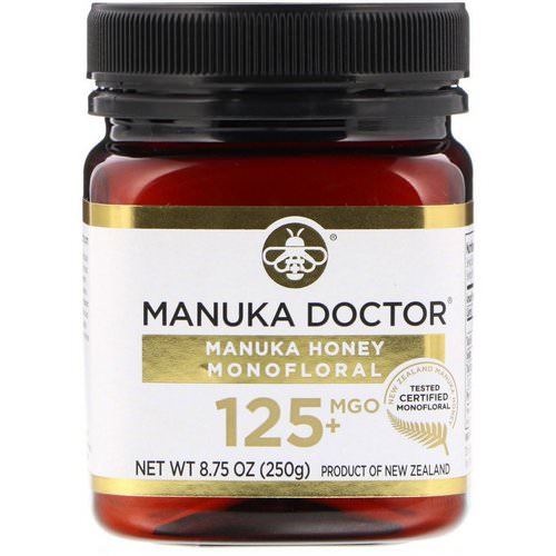 Manuka Doctor, Manuka Honey Monofloral, MGO 125+, 8.75 oz (250 g) فوائد