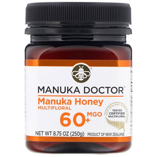 Manuka Doctor, Manuka Honey Multifloral, MGO 60+, 8.75 oz (250 g) فوائد