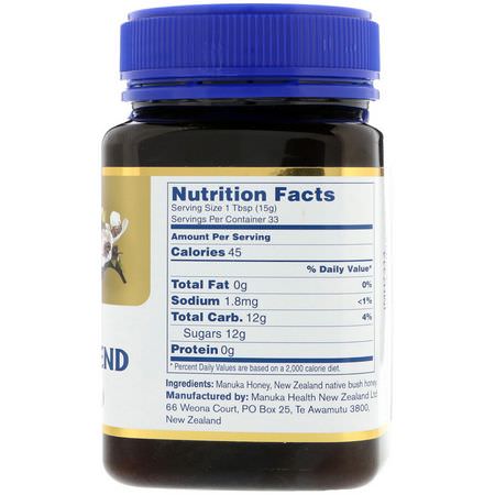 Manuka Health, Manuka Honey Blend, MGO 30+, 1.1 lb (500 g):عسل مان,كا, منتجات النحل