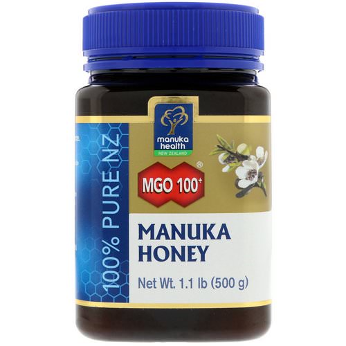 Manuka Health, Manuka Honey, MGO 100+, 1.1 lb (500 g) فوائد