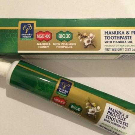 Manuka Health, Manuka & Propolis Toothpaste With Manuka Oil, 3.53 oz (100 g)