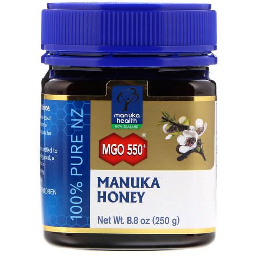 Manuka Health, Manuka Honey, MGO 550+, 8.8 oz (250 g) فوائد