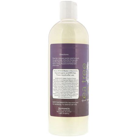 Maple Holistics, Tea Tree, Special Formula Shampoo, 16 oz (473 ml):شامب, العناية بالشعر