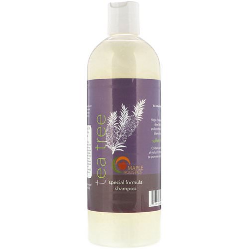 Maple Holistics, Tea Tree, Special Formula Shampoo, 16 oz (473 ml) فوائد