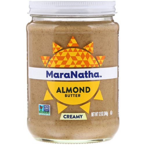 MaraNatha, Almond Butter, Creamy, 12 oz (340 g) فوائد