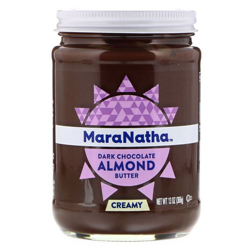 MaraNatha, Dark Chocolate Almond Butter, Creamy, 13 oz (368 g) فوائد