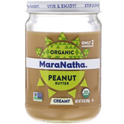 MaraNatha, Organic Peanut Butter, Creamy, 16 oz (454 g) فوائد