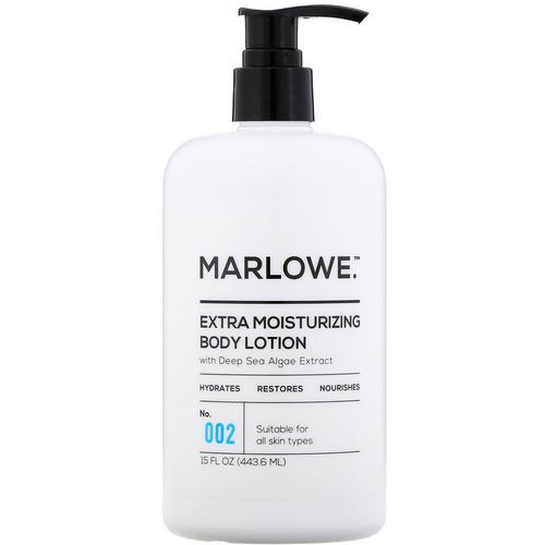Marlowe, Extra Moisturizing Body Lotion, No. 002, 15 fl oz (443.6 ml) فوائد