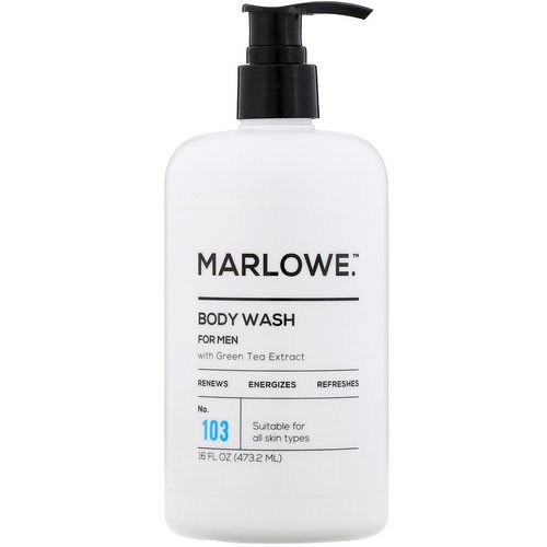Marlowe, Men's Body Wash, No. 103, 16 fl oz (473.2 ml) فوائد