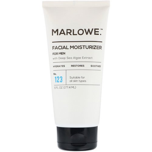 Marlowe, Men's Facial Moisturizer, No. 123, 6 fl oz (177.4 ml) فوائد