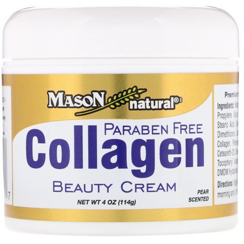 Mason Natural, Collagen Beauty Cream, Pear Scented, 4 oz (114 g) فوائد
