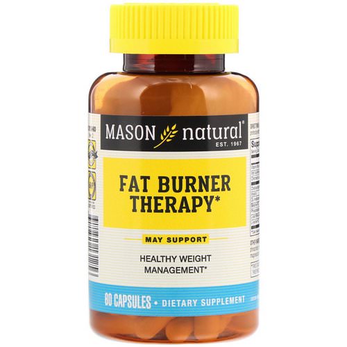 Mason Natural, Fat Burner Therapy, 60 Capsules فوائد