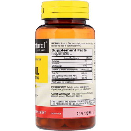 Mason Natural, Fish Oil, 1,000 mg, 90 Softgels:زيت السمك أ,ميغا 3, EPA DHA