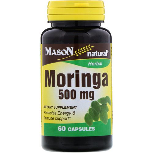 Mason Natural, Moringa, 500 mg, 60 Capsules فوائد