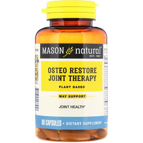 Mason Natural, Osteo Restore Joint Therapy, 60 Capsules فوائد