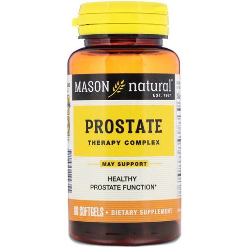 Mason Natural, Prostate Therapy Complex, 60 Softgels فوائد