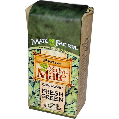 Mate Factor Yerba Mate Green Tea - الشاي الأخضر, يربا ماتي, المعالجة المثلية, الأعشاب