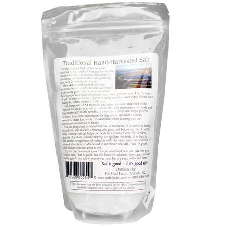 Mate Factor, Sal do Mar, Unrefined Sea Salt, 16 oz (454 g):ملح البحر
